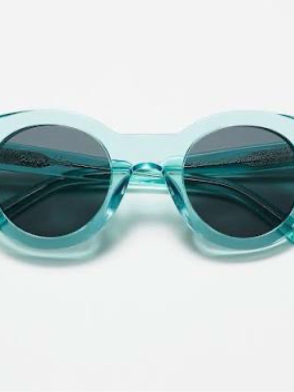 Sunbuddies Turquoise Round Sunglasses